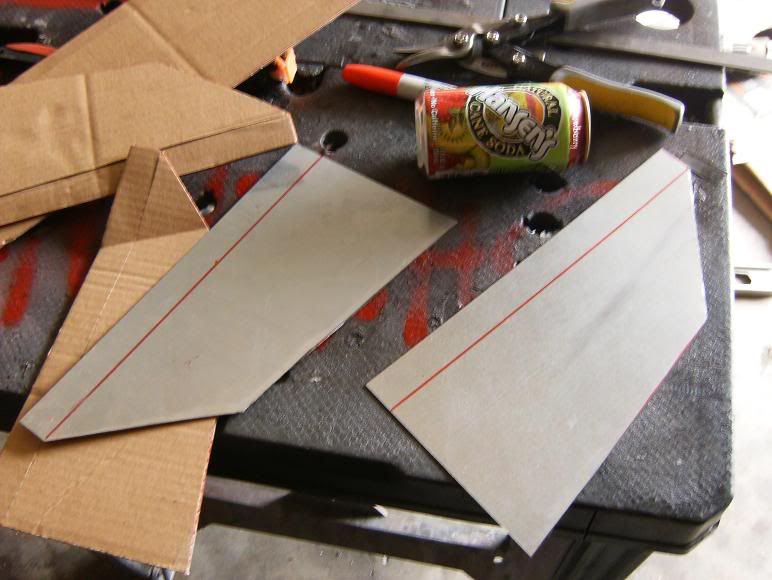 Homemade front spoiler